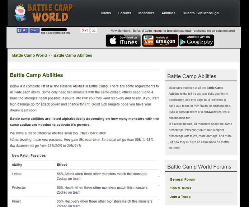 Battle Camp World example 1