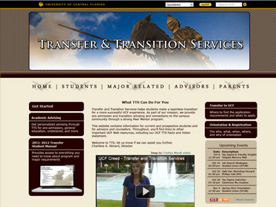 UCF Transfer & Transition Services Showcase