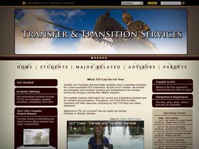 University of Central Florida Transfer & Transition Services Redesign